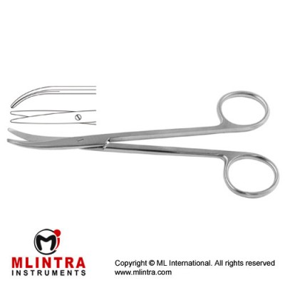 Thorek Dissecting Scissor Curved Stainless Steel, 18.5 cm - 7 1/4"